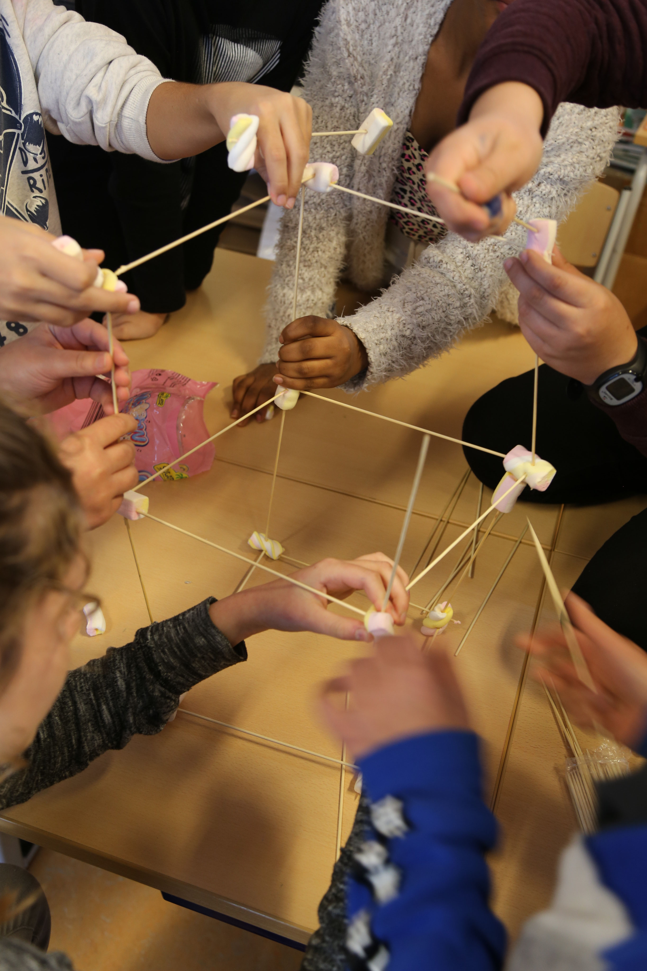 Marshmallow challenge brug bouwen De website van pieterbas!