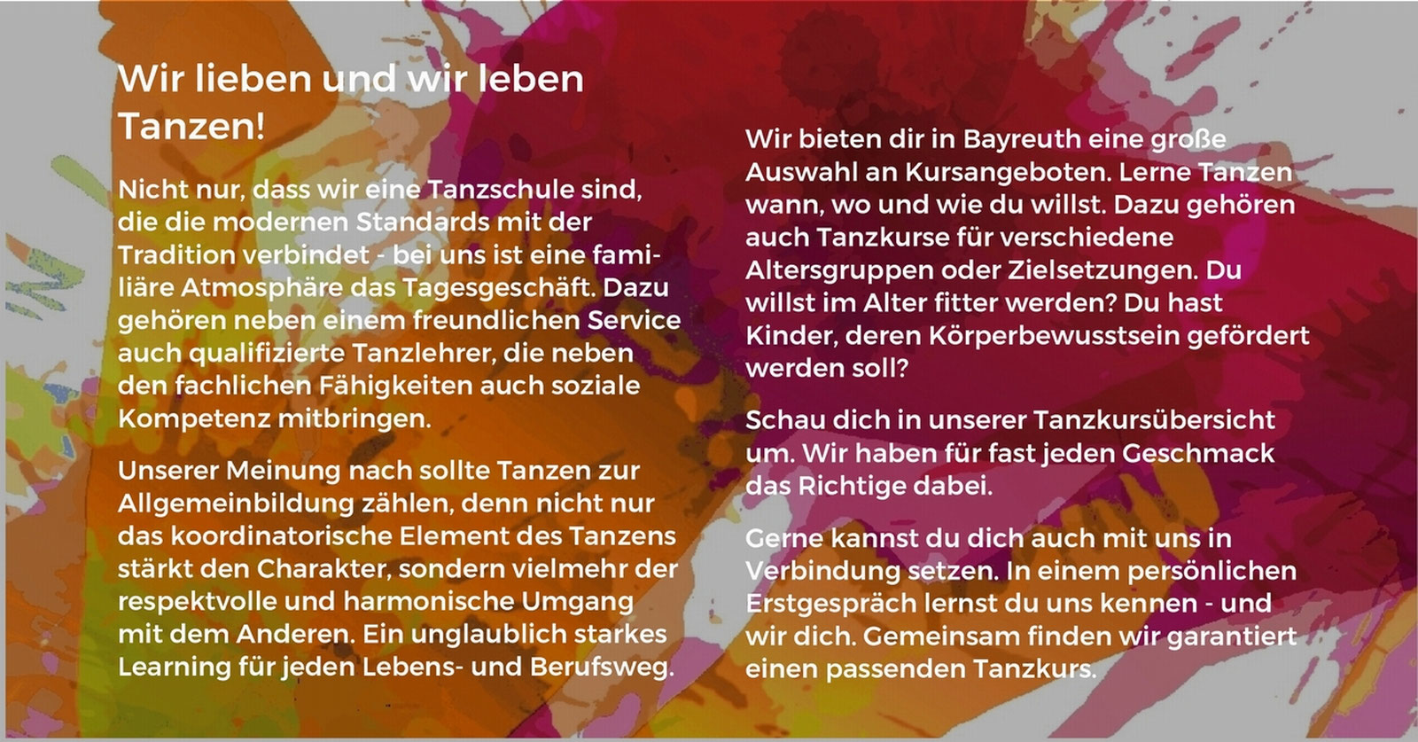 single tanzkurs bayreuth lumen partnervermittlung