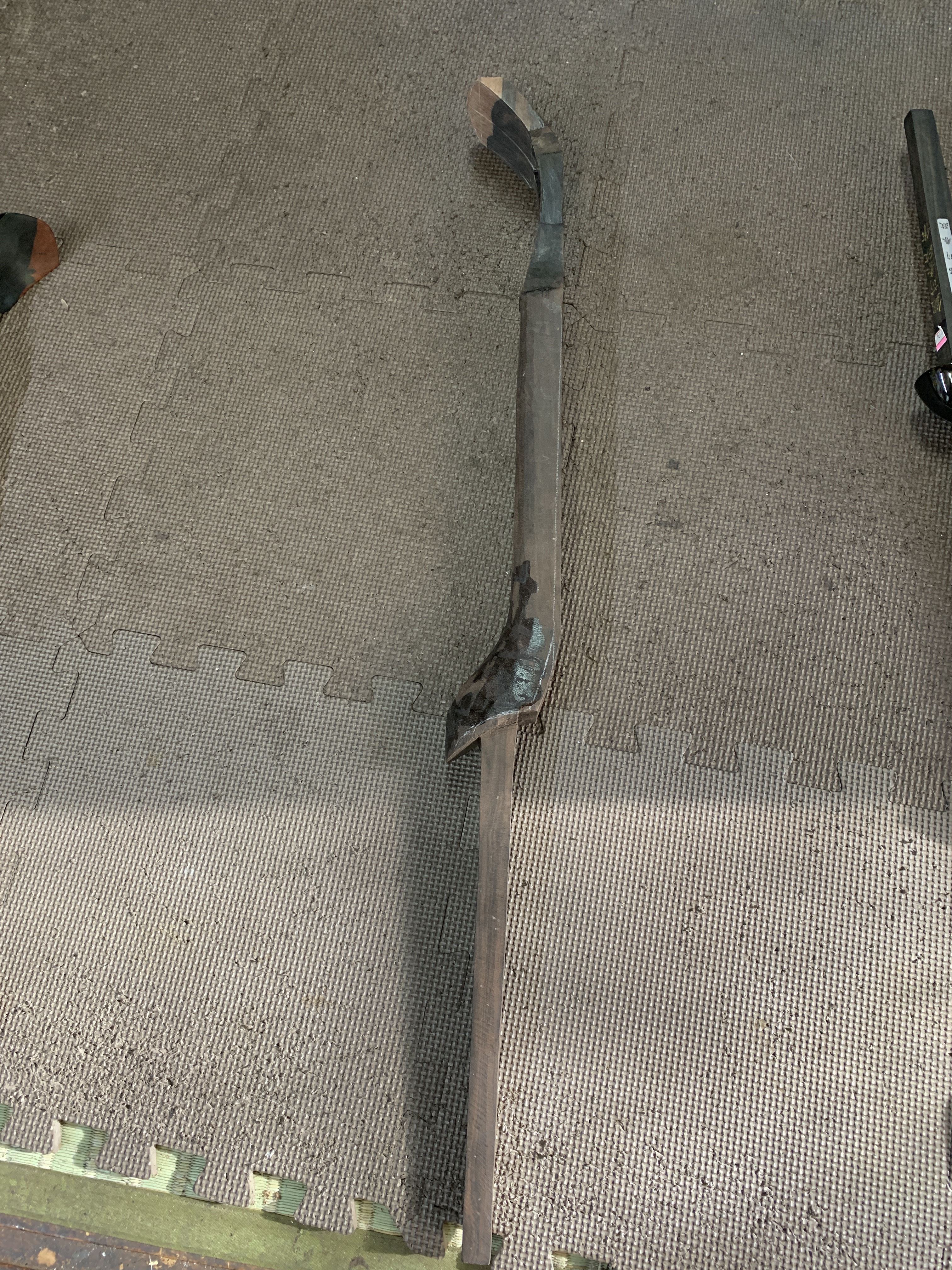 A7現品販売(送料無料)189.800円沖縄三線専用黒檀棹 銘苅春政氏