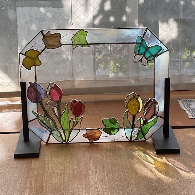 ステンドグラスワークショップ開催 - Cafe Roof Okurayama