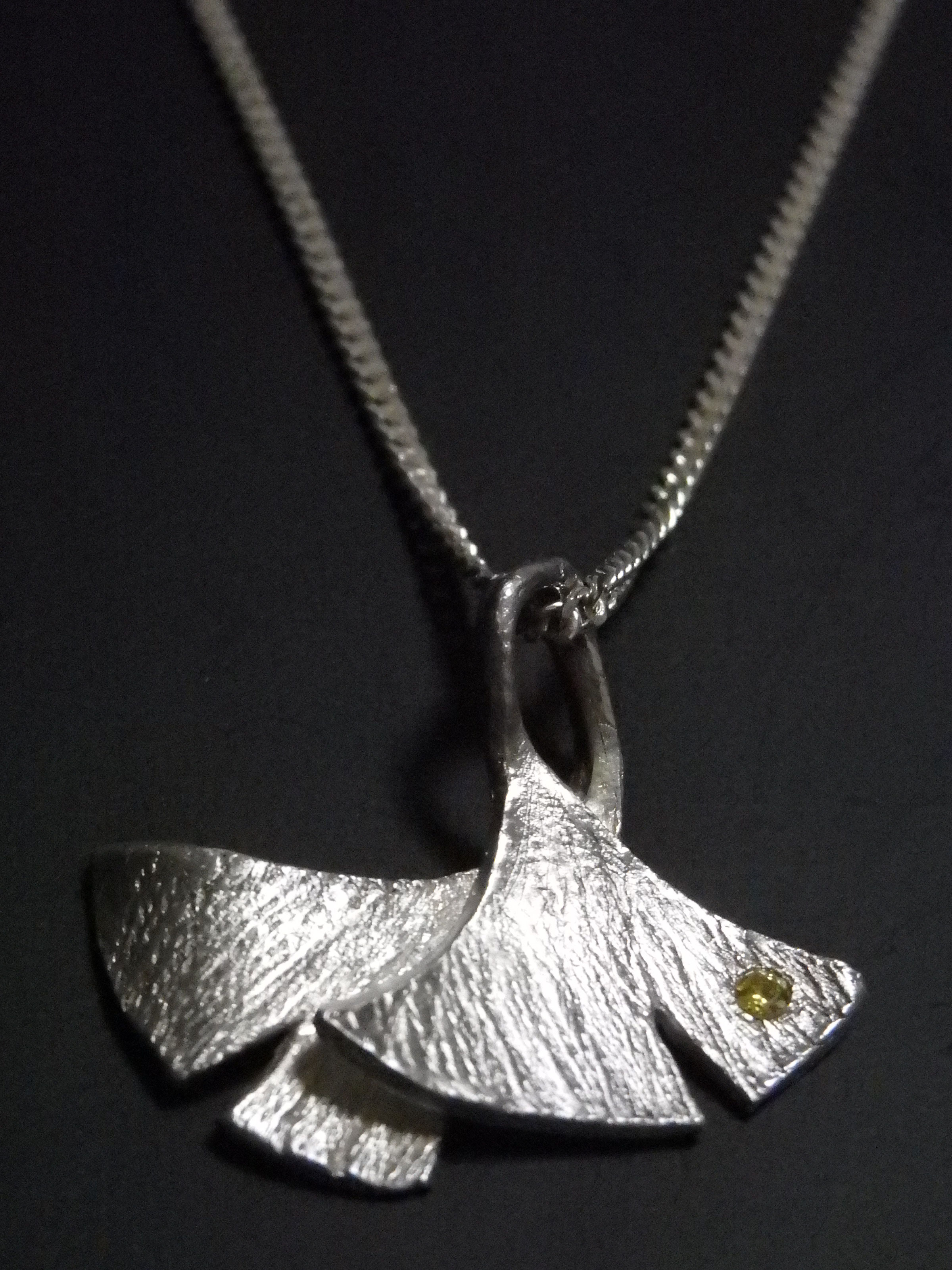 法螺貝　袋　中　ブルーグレー　七宝編み 法螺貝 袋 中 ブルーグレー 七宝編み