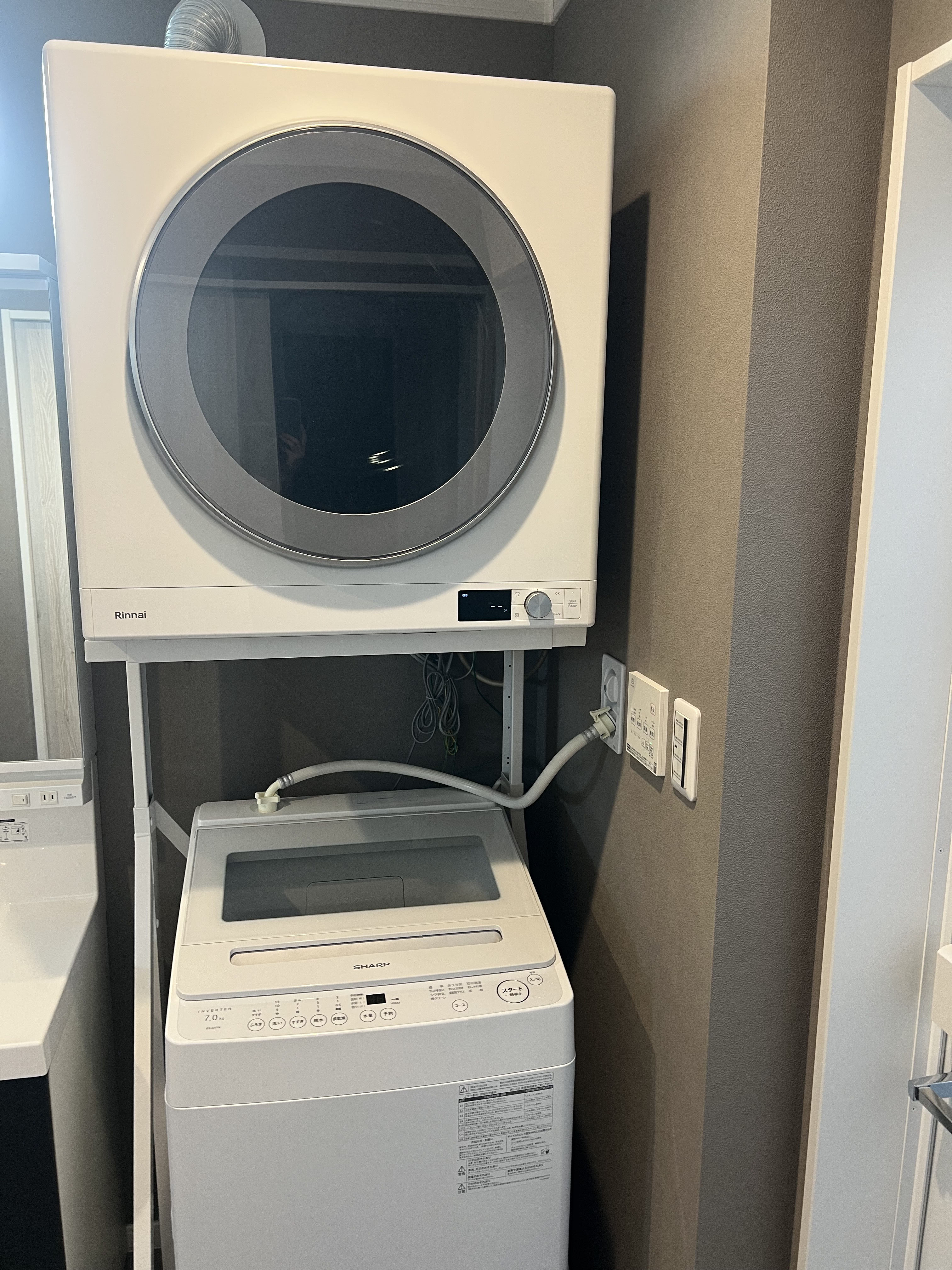 【新品未使用】リンナイ 2023年製 乾太くんデラックスタイプ 6kg 左開き 乾太くんのデラックスタイプがリニューアル！旧モデルや