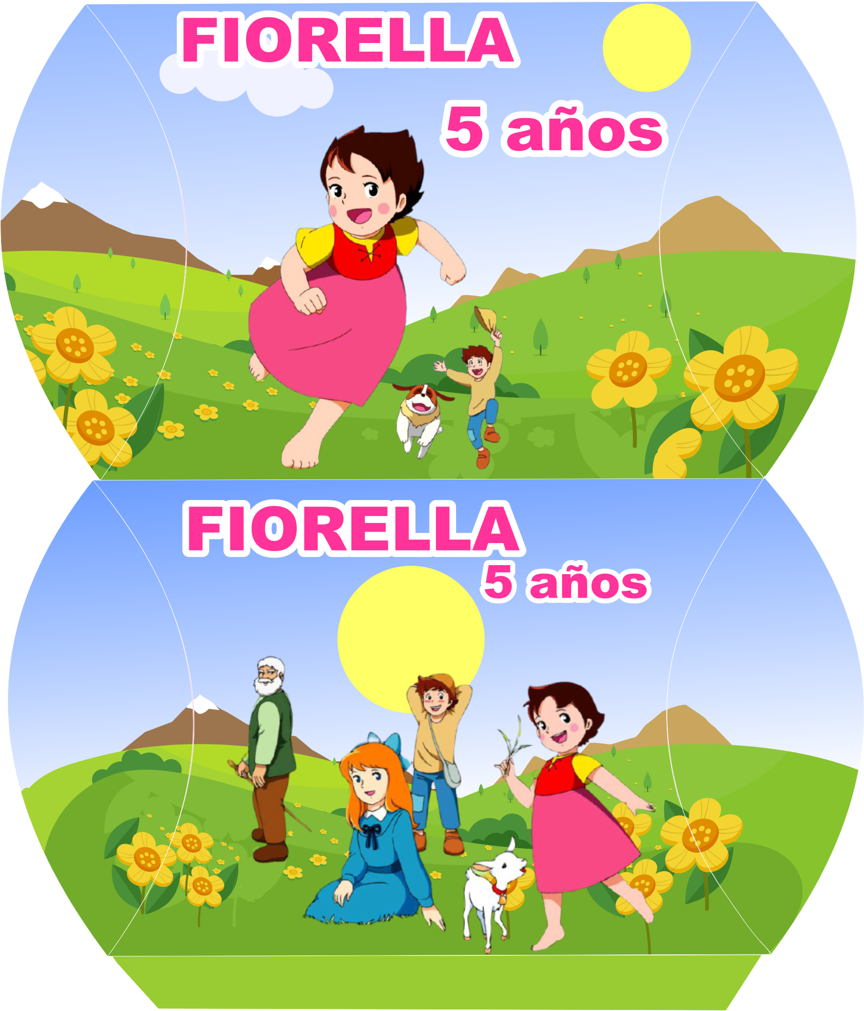 Heidi Página web de diseñokitdecumpleaños