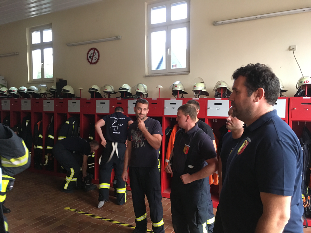 Besuch des OB Dr. Junk 24.08.2017 Feuerwehr Wiedelah