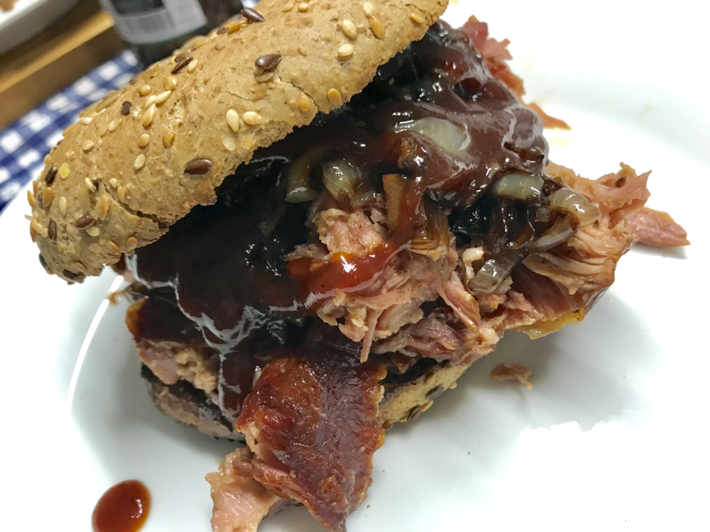 Pulled Kassler Burger SonsOfBarbecue