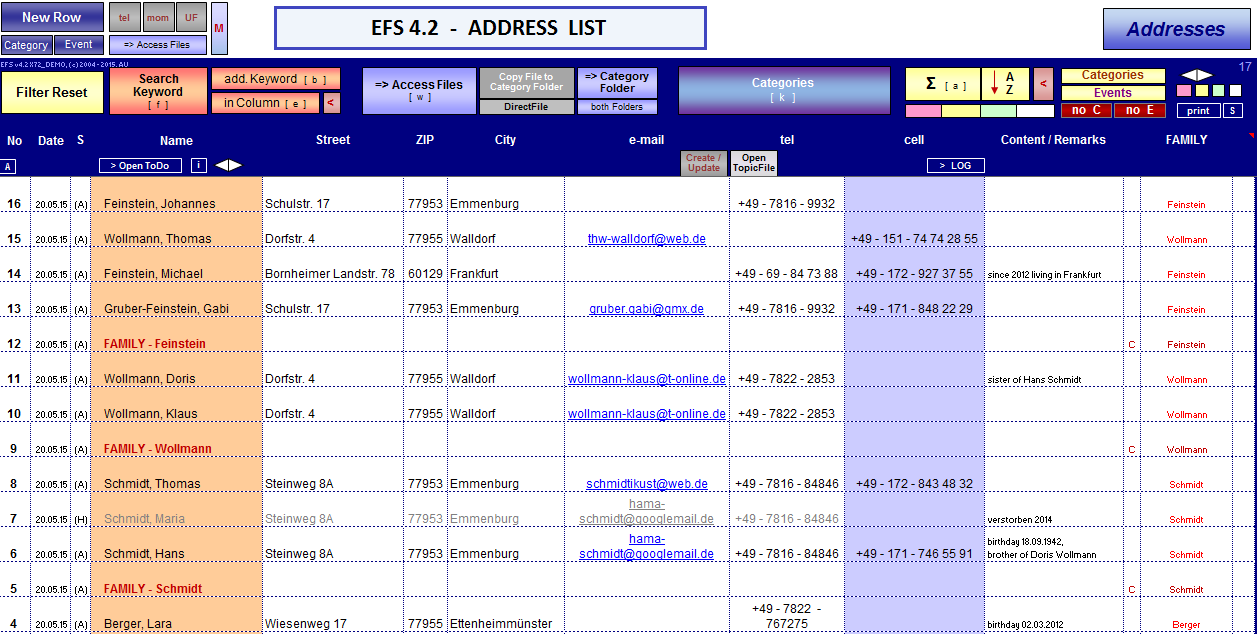 address-list-excel-filing-system