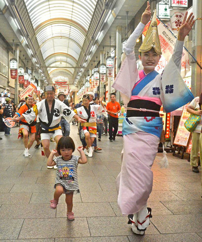 2.天神橋筋商店街賞「来年はもっと上手におどります」