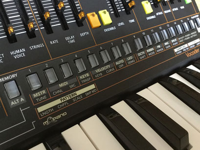 Xtique VP-X3, Instrument Overlay by mxpand - for Roland Boutique VP-03, Synthesizer, Vocoder, Vintage VP-330 plus, high-quality operation template/front foil/skin/film
