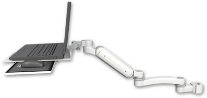 昇降式ノートPCアーム ASUL180-P2-LUS-A1（2インチ径支柱取付・26.7cm延長アーム付）