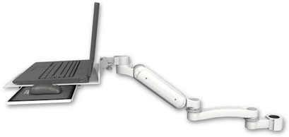 昇降式ノートPCアーム ASUL180-P17-LUS-A1（1.75インチ径支柱取付・26.7cm延長アーム付）