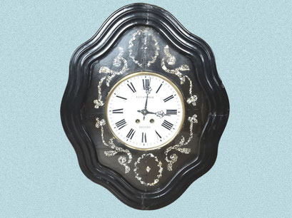 OROLOGIO IN MARMO EPOCA XIX SECOLO NAPOLEONE III DA REVISIONARE.