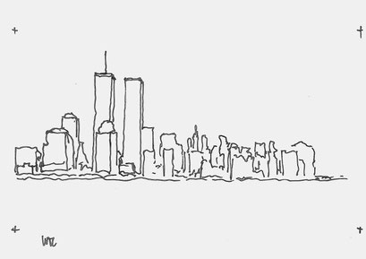 World Trade Centre Sketch By Heidi Mergl Architect