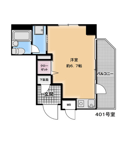 東向島2丁目 マンション ワンルーム 図面