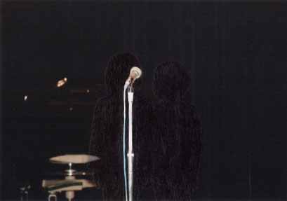 “Background #30” 2020, oil on photograph, 8.9×12.7cm