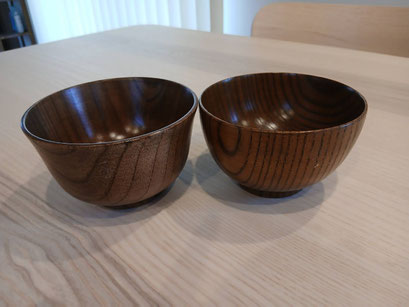 「会津塗」の味噌汁茶碗を買いました!軽くて触り心地が最高!