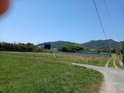 畑はケヤンズから歩いて８分くらい。広々したとても気持ちのいいところです。