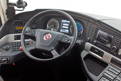 Driver`s working place