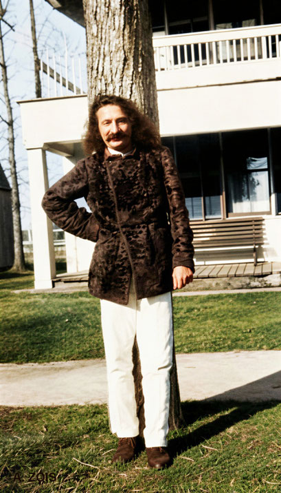 1932 : Meher Baba in Hancock, N.H. Image rendition by Anthony Zois. BP