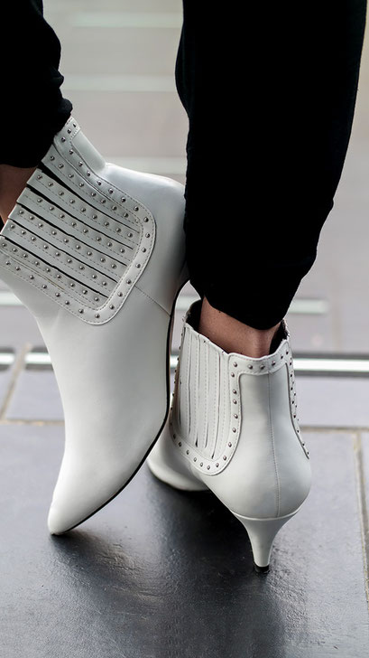 Kitten Heel Boots Booties | Der Trend für den Frühling in Kombination mit Pumphose & Parka | hot-port.de | 30+ Style Blog