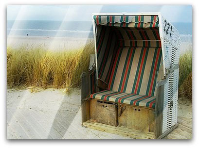 Strandkorb auf Spiekeroog