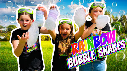 homemade bubble recipe, bubble snake, bubbles, kids learning, kids youtube