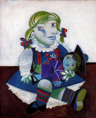 Майя с куклой - Пабло Пикассо