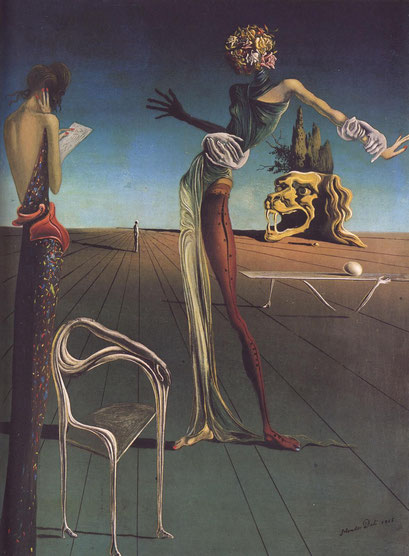 Женщина с головой из роз - Сальвадор Дали (1935)