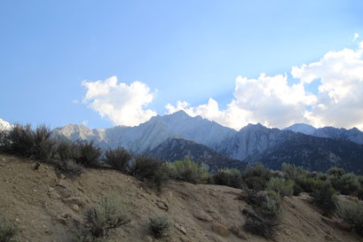 The rousing scene in "North to Alaska", where John Wayne rides a wagon into a river, was shot where Lone Pine Campground is now, in the Alabama Hills.