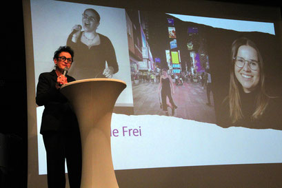 Die Jornalistin Karin Portmann hält an der Preisverleihung die Festrede. Bild: zVg. 