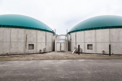 Fermenter einer Biogasanlage von Rytec. Fotograf David Dietz