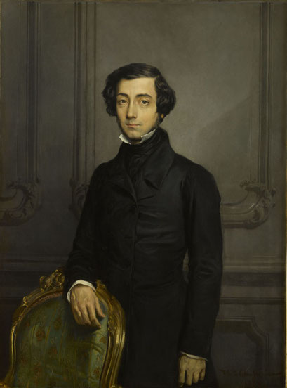 Portrait d'Alexis de Tocqueville (1805-1959), par Théodore Chassériau (Musée national du château de Versailles)