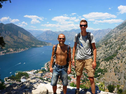 Hiking to Kotor Castle in Montenegro