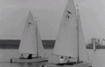 eerste wedstrijd  op de Zaan