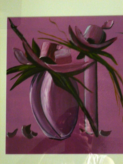 détail de l'acrylique
