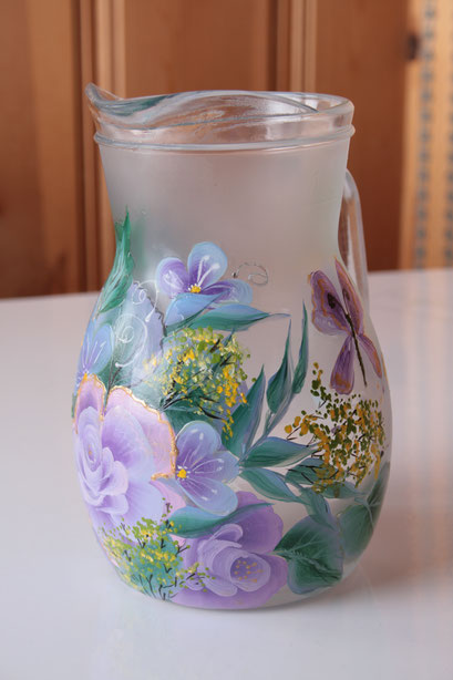 glass vase,