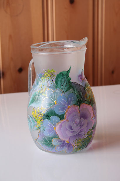 glass vase,