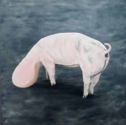 Wirkungsvoll 14, 2017, Oil on Canvas, 30 x 30 cm