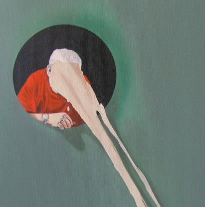 Wirkungsvoll 20, 2018, Oil on Canvas, 30 x 30 cm
