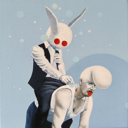 Wirkungsvoll 15, 2019, Oil on Canvas, 30 x 30 cm