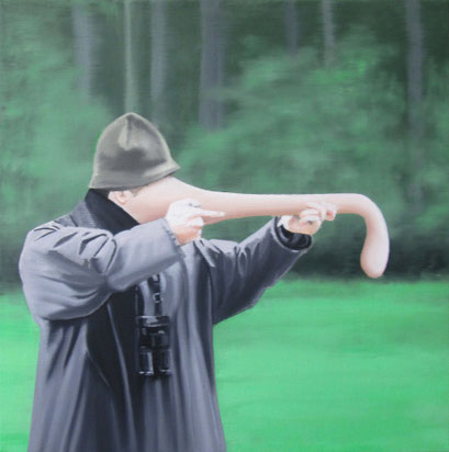 Wirkungsvoll 05, 2017, Oil on Canvas, 30 x 30 cm