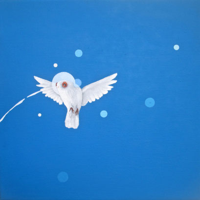 Wirkungsvoll 17, 2018, Oil on Canvas, 30 x 30 cm