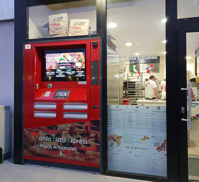 implantation de la machine a pizza multiquattro