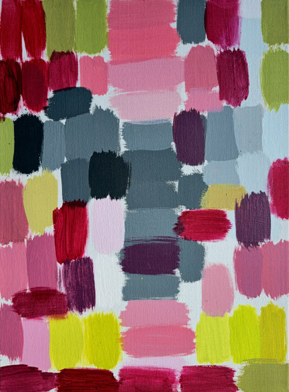 "The Colors of World Leaders 5", 2021, Acryl auf Leinwand, 40x30 cm