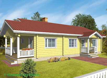 Barrierefreies Blockhaus Würzburg Bungalow - Nachhaltige Blockhäuser - Rohbauhaus - Ausbauhaus - Mitbauhaus - Holzbau - Skandinavische Häuser - Bungalow - Bauunternehmer für den Vertrieb von Blockhäusern in Bayern gesucht - Energiesparhaus - Franken 