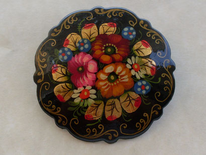 1960 lacquered wood spilla russa  -Art.113-   SOLD