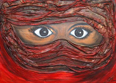 Verhüllt 50x70