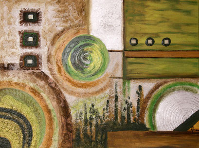 Frühlingserwachen 80x60