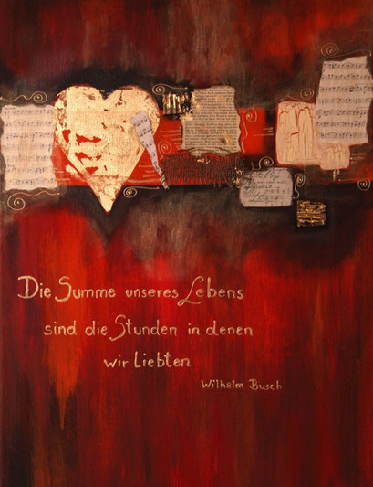 Summe des Lebens 50x70 verkauft