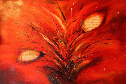 Blumen der Musik 70x100