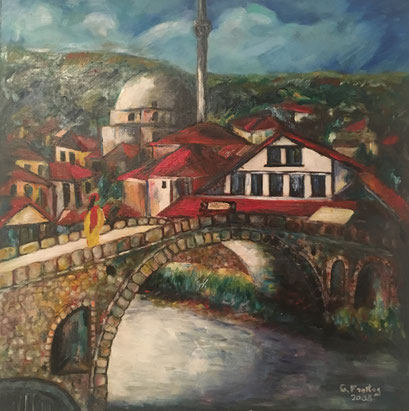 PRIZREN | 2008, Öl auf Leinwand, 70 x 70 cm
